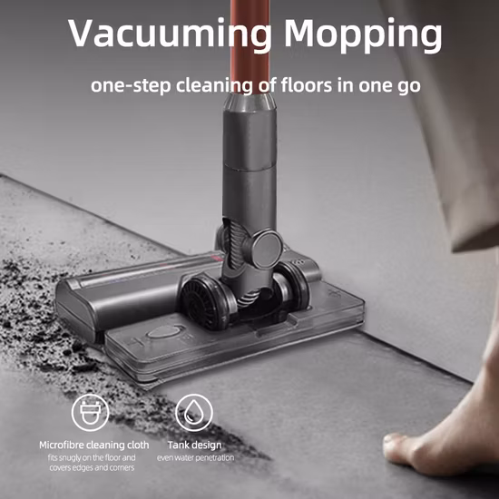 Aspirador de pó sem fio 4 em 1 novinho em folha e cabo e vara para uso doméstico